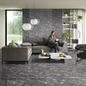 Carreaux de sol et de mur en porcelaine mate noire Roar 600x1200mm 20mm d'épaisseur Antidérapants Résistants à l'usure Briques réfractaires pour salle de bain et usage extérieur - Product Image 5