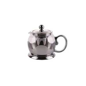 Luxury Polished Stainless Steel Double Wall Whistling Eco-Friendly Tea Kettle Top Handle Elegant Serving <b>Teapot</b> for Hotel - Product Image 4