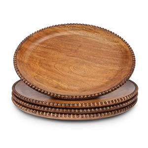 Sous-plat rond en rotin tressé artisanal éco-responsable marron, dessous de plat rustique pour restaurant et mariage - Product Image 5