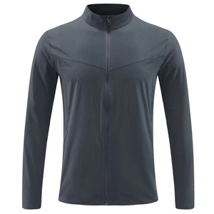 Mens Outdoor Fitness <b>Jacket</b> <b>Lightweight</b> Sports Training Wear Breathable <b>Running</b> Gym Zip Coat For Exercise And Casual - Product Image 4