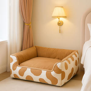 Camas para perros personalizadas de fábrica de nuevo diseño <span class=keywords><strong>2025</strong></span>, diseño de logotipo ortopédico cálido, las mejores camas para perros de espuma viscoelástica con cubierta extraíble lavable - Product Image 5