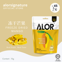 100% Mangue lyophilisée Sweet Frozen Durian Fruit FD Processus de séchage Produit de fruits secs naturels