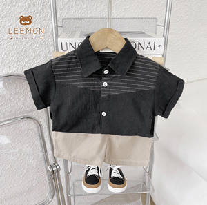 BEEMO Ropa Infantil al por Mayor, Traje de Verano Informal para Niño, Camisa + Pantalones, Ropa para Niños Pequeños, Ropa Escolar - Product Image 3