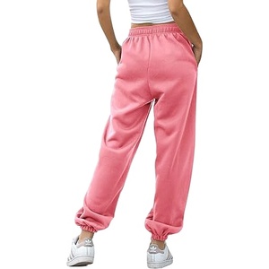 OEM/ODM Women Casual Workout <b>Joggers</b> <b>Polyester</b>/Cotton Heavyweight Thick Oversized <b>Joggers</b> High Waist Breathable <b>Joggers</b> 2027 - Product Image 4