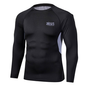 Camisetas de compresión para hombre hechas de poliéster para culturismo, ropa deportiva, camisetas de compresión para hombre - Product Image 1