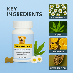 Friandises à Mâcher Apaisantes pour Chiens – Complément Anti-Anxiété pour la Santé Animale – Favorise la Relaxation, le Soulagement du Stress et l'Équilibre Émotionnel – Vente en Gros OEM - Product Image 5