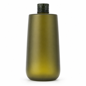Custom Cylindrical Olive Green <b>Spray</b> Painted PET <b>Plastic</b> <b>Bottle</b> 5ml-2000ml Lotion Pump Cosmetic Packaging Silk Screen Printed - Product Image 1