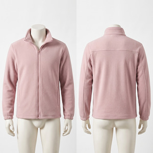 Veste polaire unisexe haut de gamme 300 GSM anti-boulochage, entièrement zippée, à capuche, douce, chaude, imperméable, respirante, OEM ODM - Product Image 5