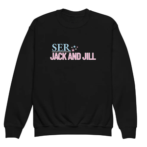 Sweat-shirt à col rond bleu marine pour jeunes, en molleton doux, à manches longues, décontracté, à porter tous les jours, confortable, haut de gamme pour enfants - Product Image 1