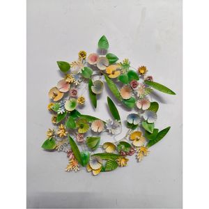 Candelabro de Lujo con Diseño Floral de Hierro, Guirnalda de Flores Metálica Rústica para Colgar en la Pared, Centro de Mesa para Bodas, Decoración del Hogar - Product Image 5