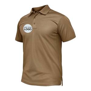 Chemises de golf décontractées tactiques pour hommes, t-shirts sportifs, coupe ajustée, évacuation de l'humidité, tailles M-3XL - Product Image 4