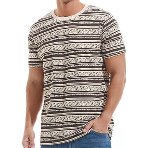 T-shirt formel pour homme en 100 % coton à manches courtes, coupe ample, anti-boulochage et imprimé lettres - Product Image 3