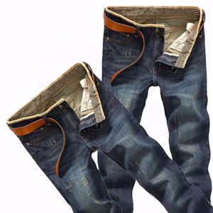 Jeans décontractés pour hommes 2026 – Coupe droite, extensibles, en denim, style classique, pour jeunes hommes - Product Image 4