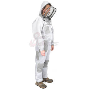 Traje de Apicultura Cómodo de Mezcla de Algodón con Sombrero Redondo y Costuras Resistentes para una Protección Duradera - Product Image 3