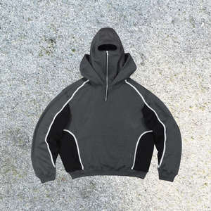 Pasamontañas Personalizado para Esquí, Sudadera con Media Cremallera y Máscara Facial para Hombre, Resistente al Viento, para Deportes de Invierno, Ropa Técnica y Urbana - Product Image 2