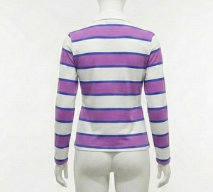 Chemises Polo Rayées à Manches Longues pour Femmes, Col Rabattu, Grande Vente, Nouvelle Collection Printemps 2026, Victoria Industry - Product Image 3