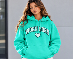 Sweat-shirts à capuche surdimensionnés de qualité supérieure pour femmes, style streetwear, en molleton épais, pour les clubs de jeunes et les jours de match - Product Image 1