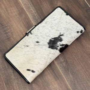 กระเป๋าสตางค์หนังวัวแบบพับสองทบสำหรับผู้หญิงที่ใส่บัตรกระเป๋าสตางค์ยาวหนังแท้ดีไซน์ใหม่2025ออกแบบได้ตามต้องการ - Product Image 5