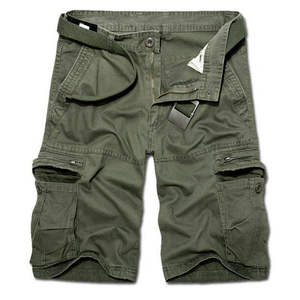 Shorts Cargo Décontractés en Toile pour Hommes, Multiples Poches, Coupe Ample, Séchage Rapide, Fermeture à Cordon, Shorts d'Été, Vente en Gros Usine - Product Image 2