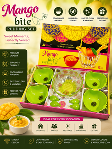 Luxury Glass <b>Dinnerware</b> Gift <b>Set</b> <b>6</b>-Piece Tableware 2 Plates 4 Bowls Food Grade Microwave Safe Printing <b>for</b> Home Party - Product Image 4