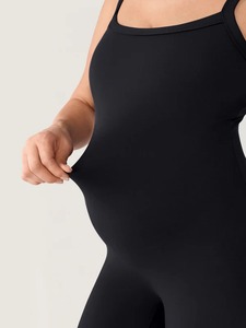 ชุดจั๊มสูทเวสต์ถักไร้ตะเข็บสำหรับคนท้อง แบบสั่งทำขายส่ง ไซส์ใหญ่ ชุดบอดี้สูทแขนกุด ชุดกีฬา - Product Image 4