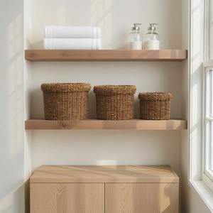 Juego de 3 Cestas de Mimbre Tejidas a Mano, Cesta de Almacenamiento, Venta al por Mayor, Ecológicas, Hechas en Vietnam - Product Image 3