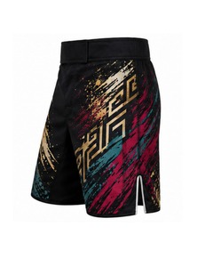 Pantalones Cortos de MMA Ligeros de Alta Calidad, Diseño Sublimado, Cintura Elástica, Tela Suave, Ropa de Artes Marciales para Adultos, 100% - Product Image 2