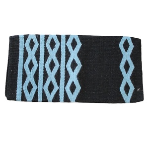 Manta de Silla de Montar Western de Lana 32x34 con Absorción de Impactos y Diseño Navajo Turquesa Antideslizante, Envío Rápido desde EE. UU. con Envío Gratuito - Product Image 1