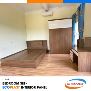 Juego de dormitorio SPC Panel interior a prueba de arañazos Fábrica de fabricación de Vietnam - Product Image 1