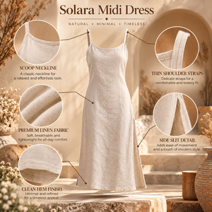 Vestido maxi de algodón negro tejido para mujer con cuello halter y abertura lateral |   Vestido de Fiesta sin Mangas con Tirantes Finos y Cintura Natural - Product Image 5