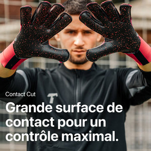 Gants de gardien de but de football de haute qualité, matériau personnalisable, tailles sur mesure, unisexe, PU antidérapant, respirant, séchage rapide - Product Image 3
