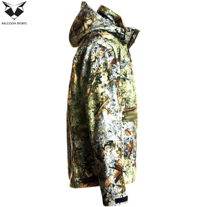 Chaquetas de Caza Personalizadas, Transpirables, Resistentes al Agua, de Primera Calidad, Ligeras, a Prueba de Viento, Estampadas, de Poliéster/Nailon, con Diseño de Mapache - Product Image 4