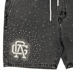 Conjuntos de dos piezas de algodón para hombre con estampado de logotipo personalizado, ropa urbana de verano, camisetas con estampado completo y conjunto de pantalones cortos deportivos para hombre - Product Image 4