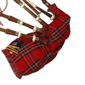 NAQQASH SPORTS Bagpipes en bois de rose WA-001 Clé Sib Finition polie Instrument de pratique et de performance pour enfants et adultes - Product Image 4
