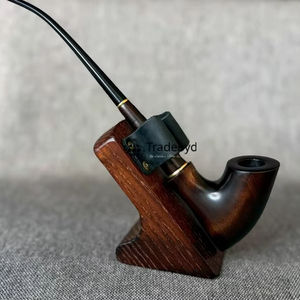 Pipa de Tabaco Moderna de Madera Natural Ecológica Lacada, Hecha a Mano por Tradebyd - Product Image 2