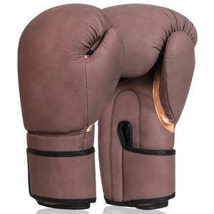 Guantes de Boxeo Deportivos para Adultos de Alta Calidad, 12oz, al por Mayor, para Competencia, Lucha y Artes Marciales, Hechos de Cuero PU - Product Image 3