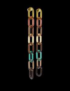 Cadena Decorativa de Pared de Resina Colorida de Lujo, Adorno Colgante Contemporáneo, Adornos de Pared - Product Image 5