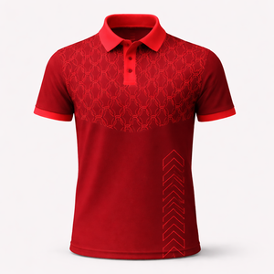 Camisa de Golf para Hombre de Alta Calidad, Nueva, Verano, Casual, 100% Algodón Tejido, Manga Regular, Impresión por Transferencia de Calor, Transpirable, Ecológica - Product Image 5