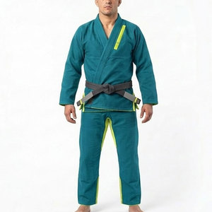Kimono de Jiu-Jitsu en Coton 100% Léger et Confortable, Séchage Rapide, Matière Flexible, Coutures Renforcées, Idéal pour l'Entraînement Quotidien - Product Image 1