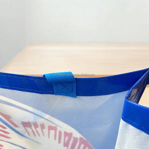 Bolsas de compras de comestibles no tejidas de PP reutilizables ligeras personalizables con asas ecológicas Impresión de logotipo personalizado para venta al por menor - Product Image 6