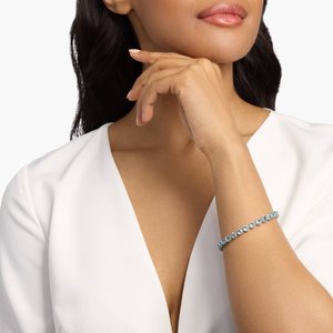 Bracelet chaîne élégant en moissanite et diamant, argent sterling 925, bijoux de luxe pour femmes, mode hip-hop - Product Image 4