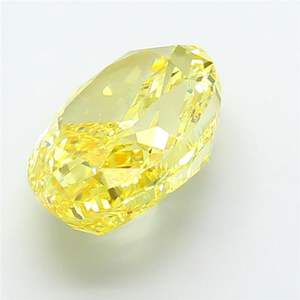 Pierre précieuse certifiée CVD, pierre de luxe étincelante pour bijoux fins, magnifique diamant de laboratoire de couleur jaune intense, taille ovale - Product Image 6