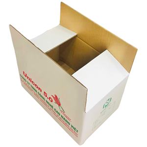 Boîtes pliantes rectangulaires en carton ondulé OEM Vietnam, vente en gros, pour usage industriel, impression offset, matériaux recyclés, Dragon - Product Image 6