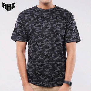 Camiseta de Camuflaje de Algodón Premium para Hombre, Impresión Personalizada, Manga Corta Informal, Fabricante, Marca Privada, OEM, ODM, Suministro al por Mayor - Product Image 1