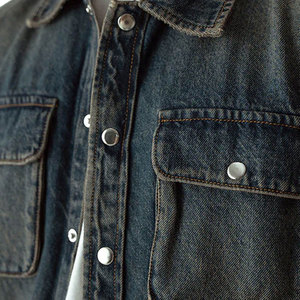 เสื้อเชิ้ตเดนิมแฟชั่นพรีเมียม ลดราคาพิเศษ ผลิตจากผ้าฝ้าย 100% สวมใส่สบาย ราคาขายส่งจำนวนมากจากผู้ผลิตชั้นนำ - Product Image 6