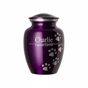 Pet Cremation <b>Urn</b> for Dogs <b>Cats</b> Aluminum Ashes Keepsake with Secure Screw Lid - Product Image 4