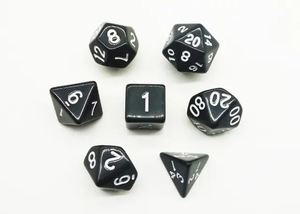 Resin Crafts Factory Custom Polyhedral Durable <b>Dice</b> <b>Set</b> Digital Printing Number on Acrylic Material for DND RPG Games - Product Image 3