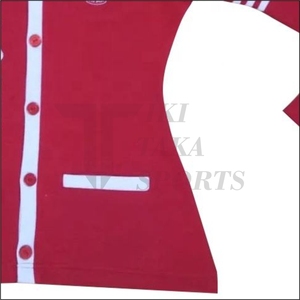 Cárdigan Deportivo Unisex Tiki Taka, Transpirable, Antiencogimiento, con Cuello en V, Diseño de Parches, Personalizable para Hombre y Mujer, Lana/Nailon - Product Image 5