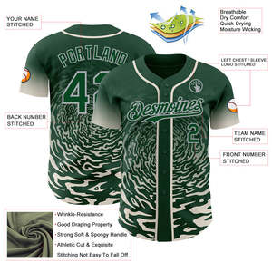 Maillot de baseball style Champion, respirant, en mesh, vêtements de sport, logo personnalisé, nom, numéro, chemise de baseball - Product Image 3