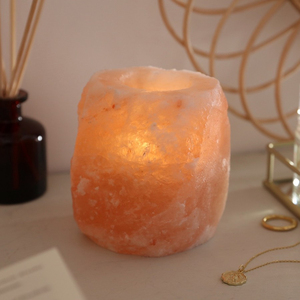 Hermosos portavelas de té del Himalaya que crean una luz suave y relajante, perfecta para dormitorios, salas de estar, mesas de comedor y bodas. - Product Image 1